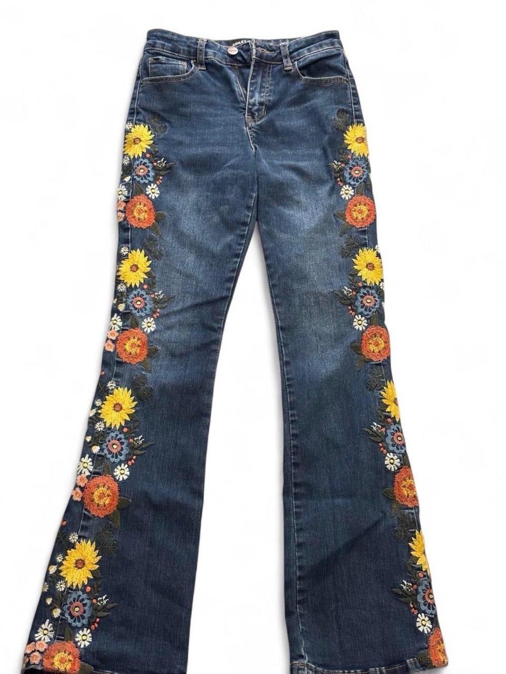Ashley Mason Floral embroidered jeans Size 0/24
